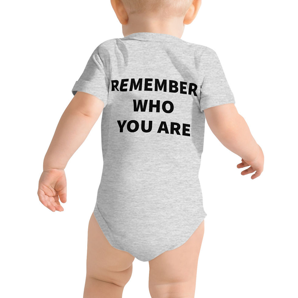 God Said " Remember who you are" Black FRONT & BACK INCLUDED in the price