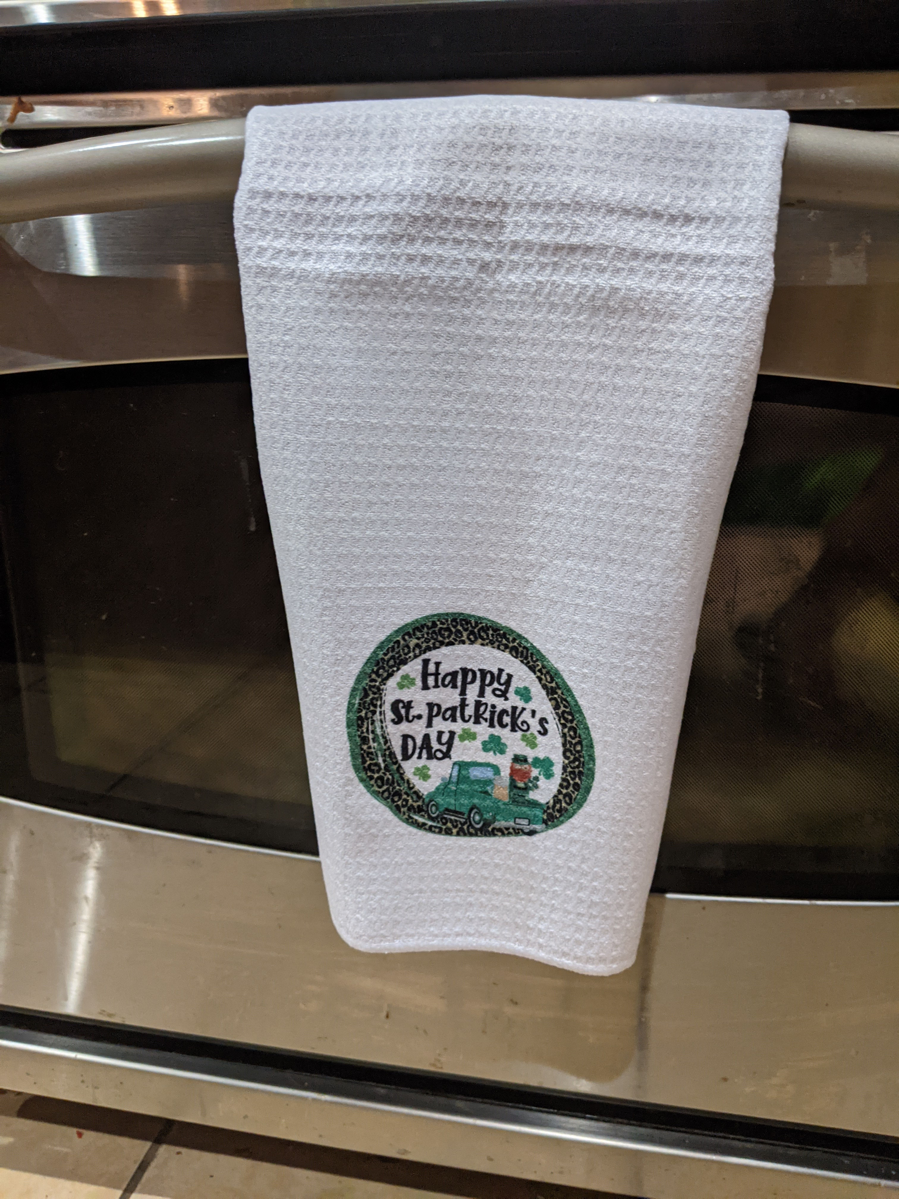 St. Patrick's Day Tea Towel 2