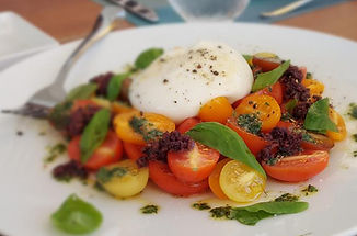 Orchid Bay Beach House - Our food - Caprese Salad with Burrata.jpg