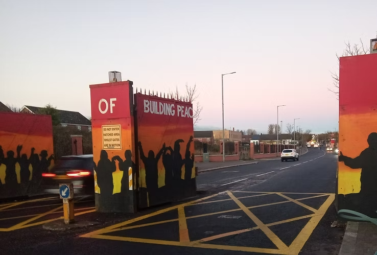 Checkpoint Charlie, Peace Gate West Belfast