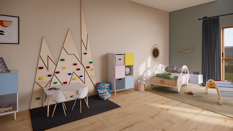 Miniatura: Stolik dziecięcy biały 84x58