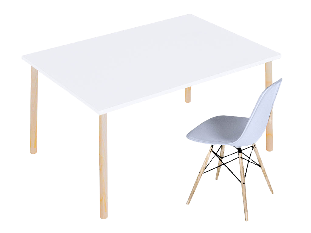 Stolik dziecięcy + krzesełko szare