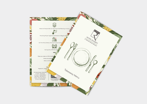 Ranjit's Hotels & Resort | Restaurant Menu Design by Blunt Brand Works