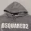 Thumbnail: Dsquared² Gray Cotton Hooded Logo Print Men Pullover Sweater