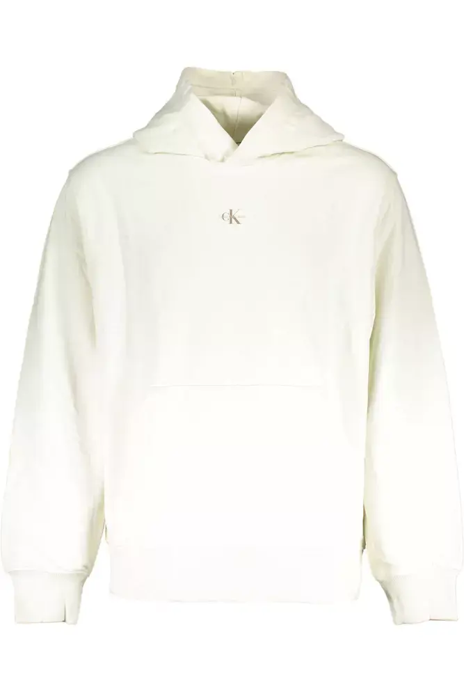 Calvin Klein White Cotton Men Sweater
