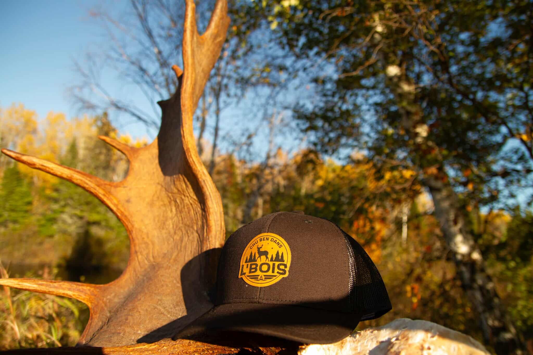 Casquette noir a filet