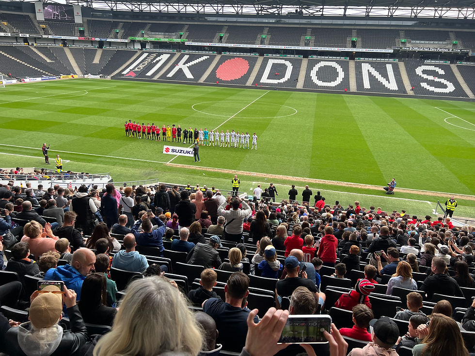 Providing football medical cover at the Stadium MK