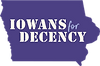 Iowans for Decency dark purple logo