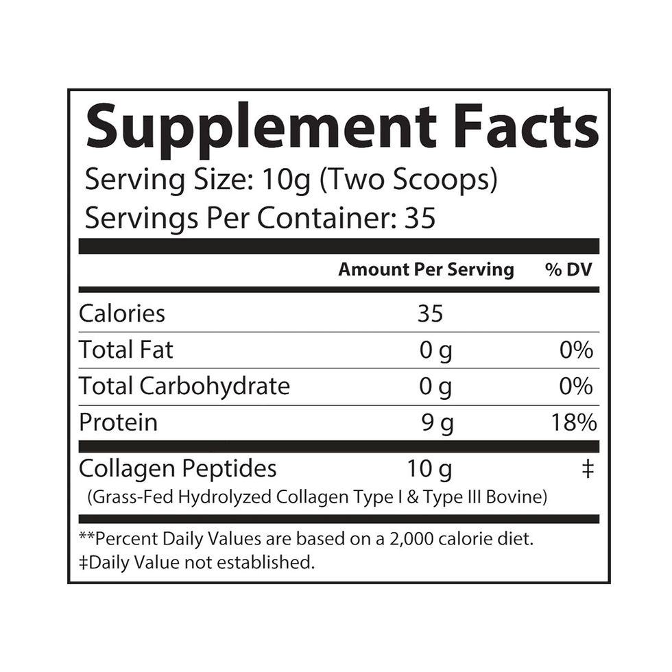 Thumbnail: Collagen Peptides Type I & III Supplement (350g, 12.3oz)