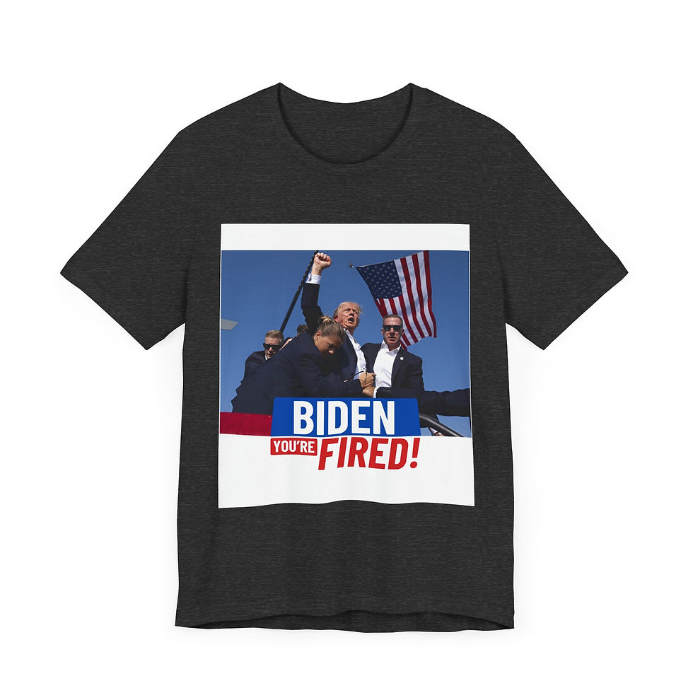 Thumbnail: Biden You Are Fired! Donald Trump  Unisex Jersey Short Sleeve Tee