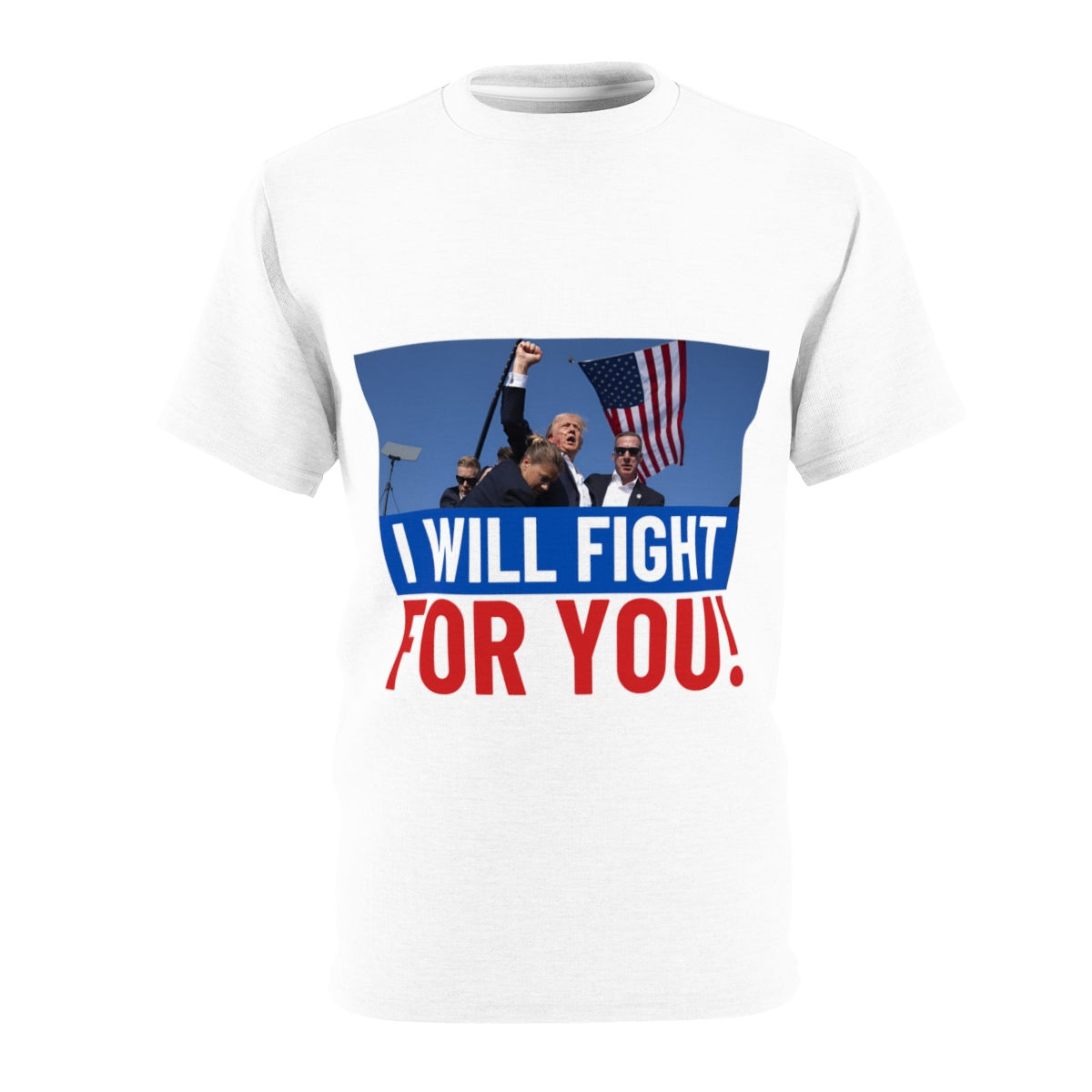 I Will Fight For You! Unisex Cut & Sew Tee (AOP)