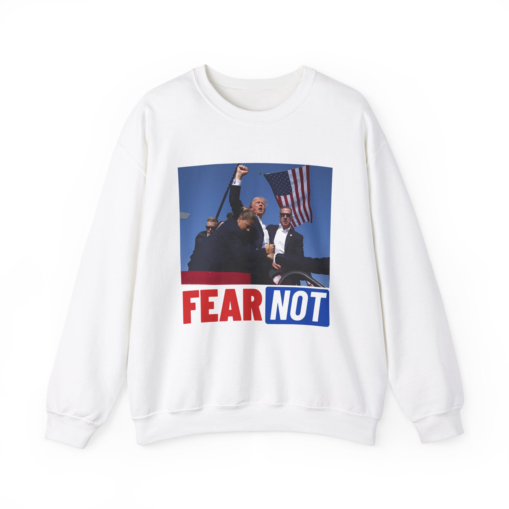 Fear Not Donald Trump Unisex Heavy Blend™ Crewneck Sweatshirt
