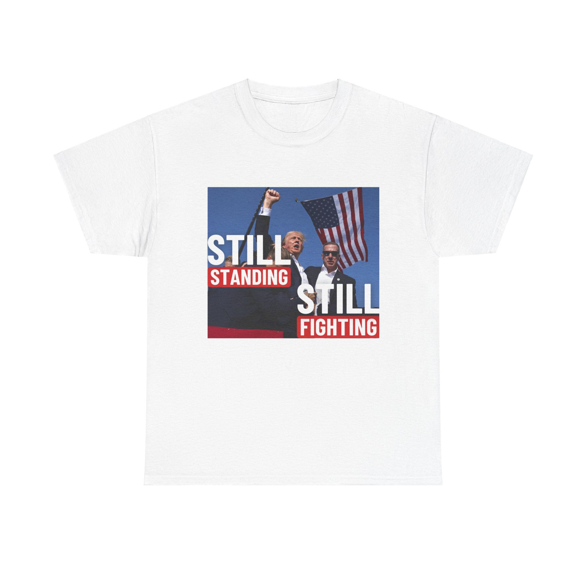 Still standing Still Fighting Unisex Heavy Cotton Tee