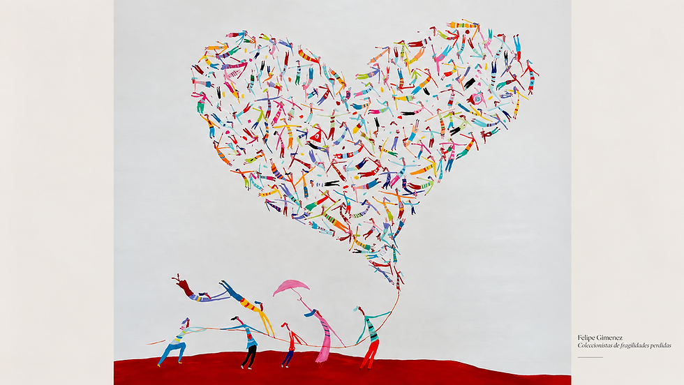 Obra “Coleccionistas de fragilidades perdidas”, de Felipe Gimenez