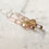 Thumbnail: Peony Pink and Gold Earrings