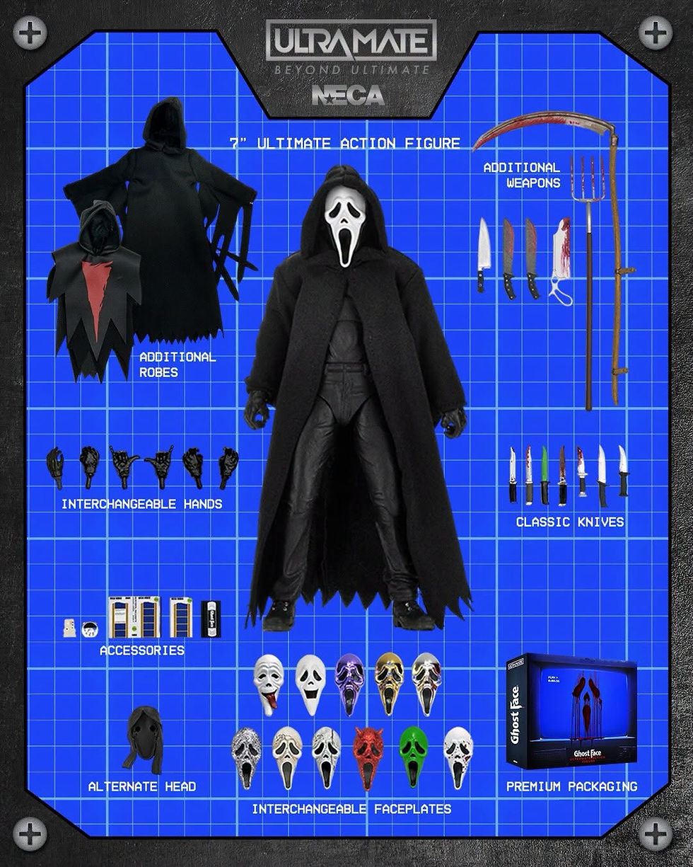NECA: GhostFace is coming into the ULTRAmate line!