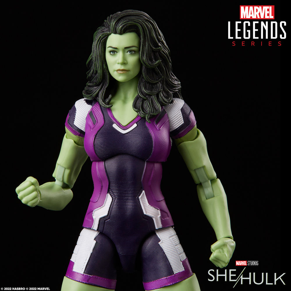 SDCC 2022 Hasbro show first look at Marvel Legends MCU SheHulk figure!