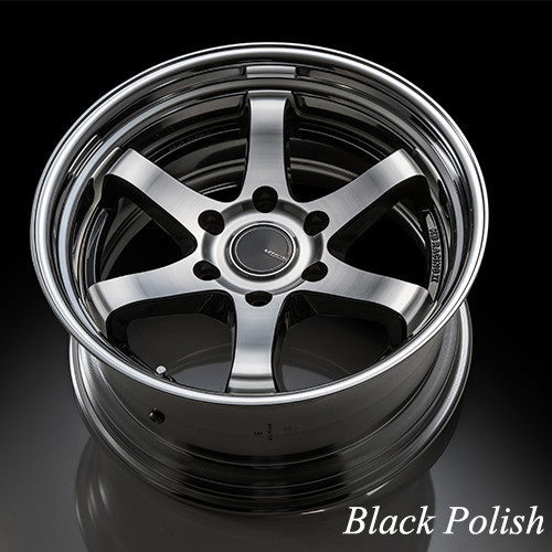 KBRACING2】2ピース/17インチ-BLACK POLISH ブラックポリッシュ