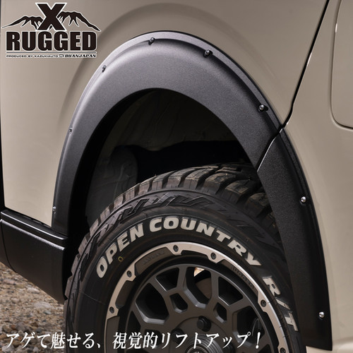 ラギッドX UP-STYLEオーバーフェンダー | BUAN JAPAN