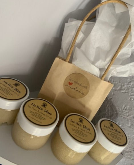 Raw Honey Face, Lip and Hand Scrub