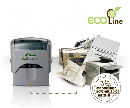 Sellos ecológicos elaborados a partir de carcazas de dispositivos electrónicos