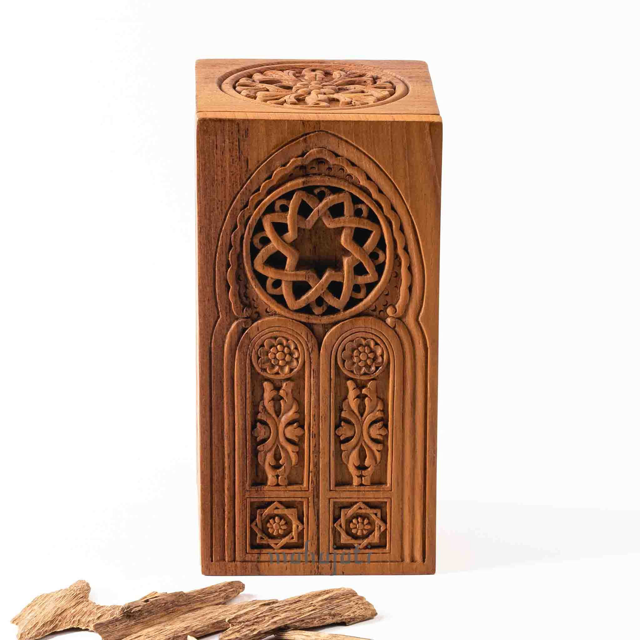 Arabian Bakhoor Box - Chip Carving