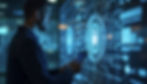 Visual illustration of AI cybersecurity solution detecting threats in real-time.