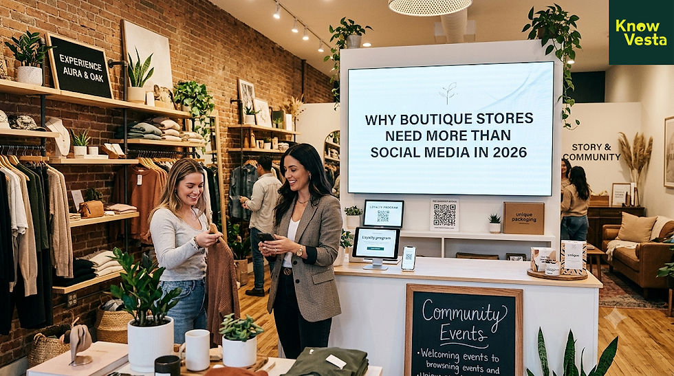 Why Boutique Stores Need a Stronger Digital Presence in 2026