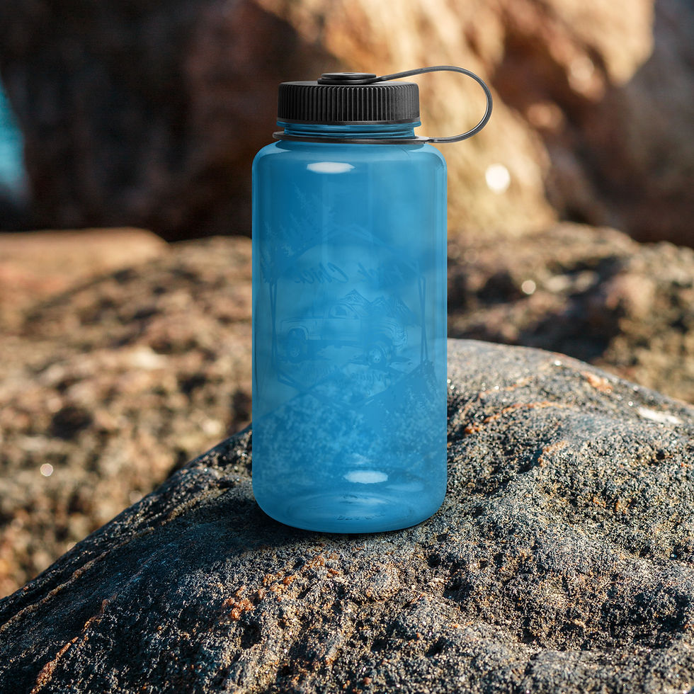 Thumbnail: Wide mouth plastic water bottle