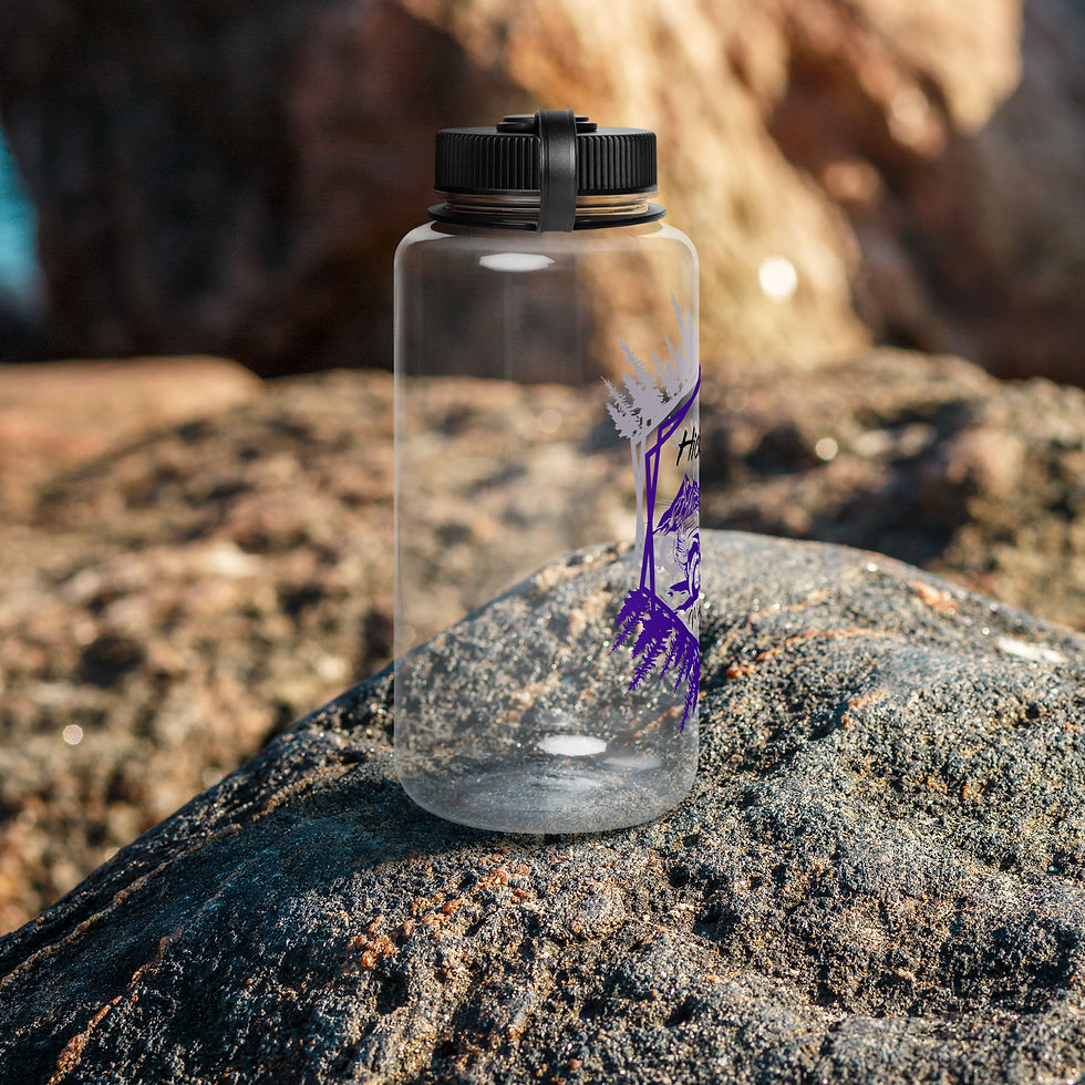 Thumbnail: Wide mouth plastic water bottle