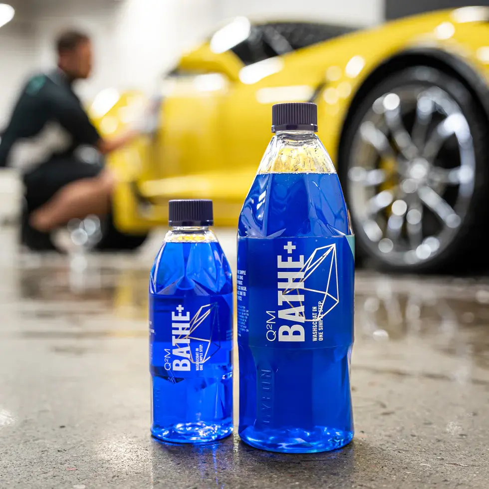 Thumbnail: Wash and protect in one step with Q²M Bathe+. Q²M Bathe+ is the world's first wash shampoo containing SiO2 to not only clean