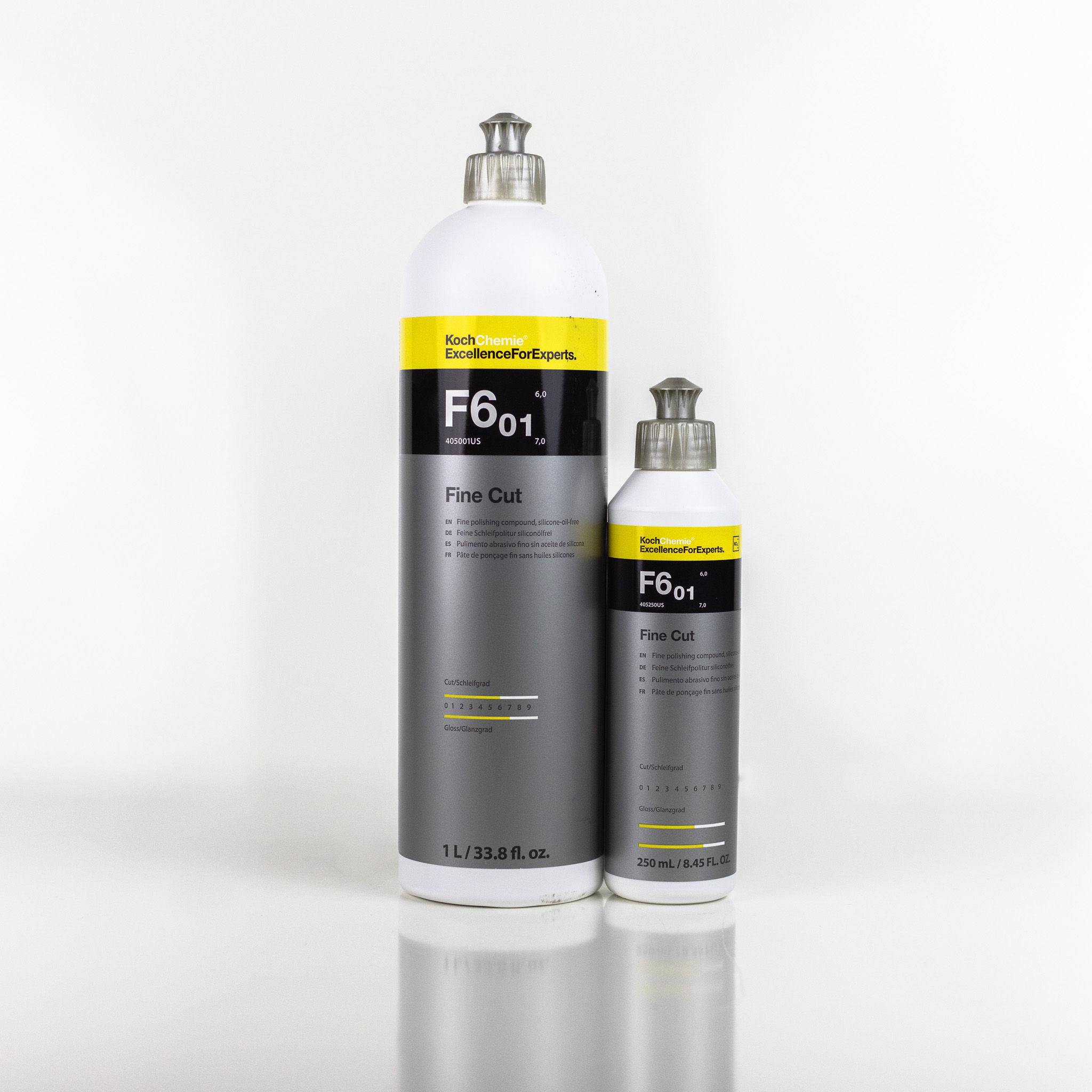 Intelligent machine polish of the latest generation with unique aluminium oxide quality.