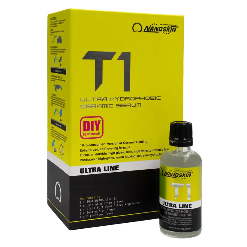 ULTRA LINE TOP KOTE T1 ULTRA HYDROPHOBIC CERAMIC SERUM  -  A diy ceramic serum