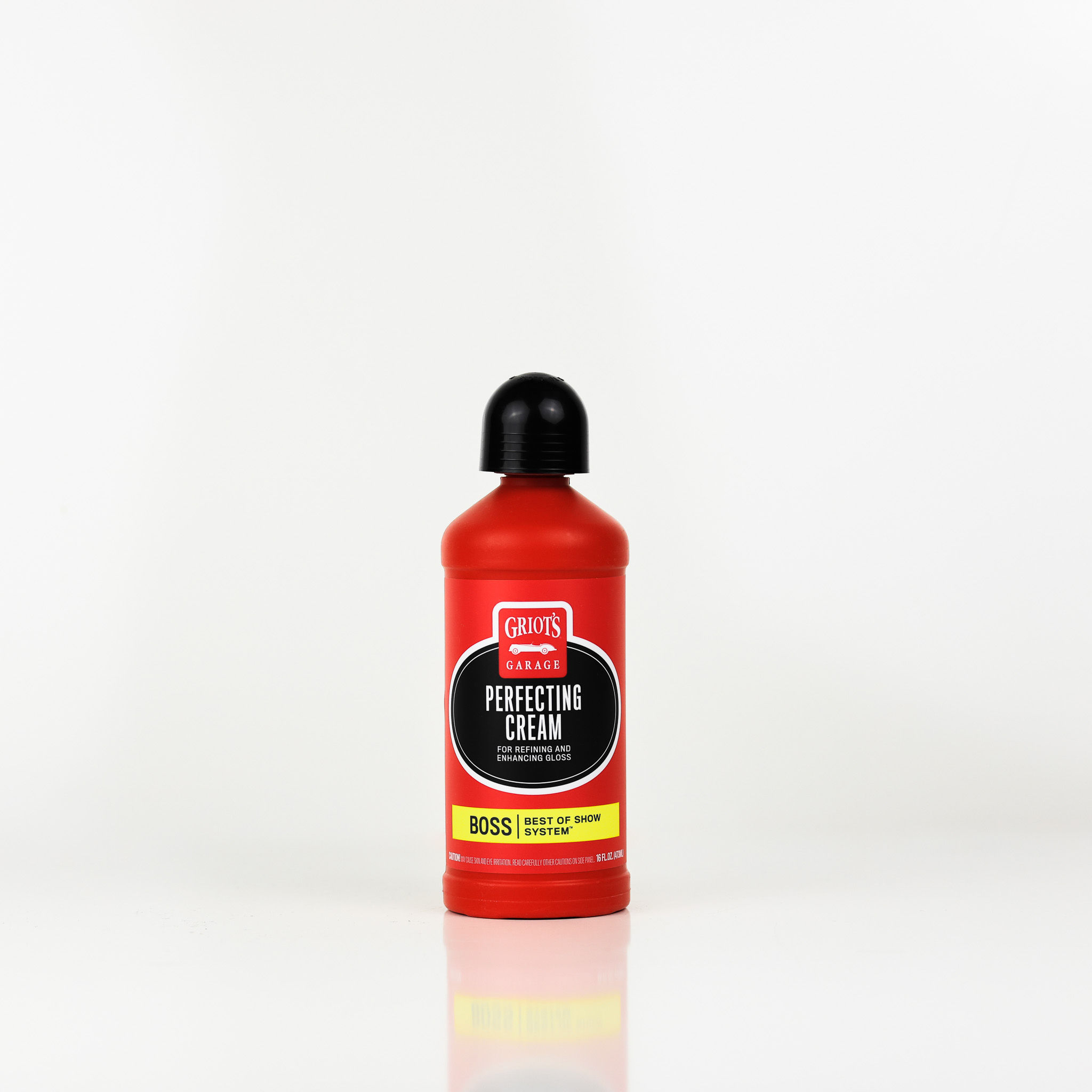 Beautify your paint finish with BOSS Perfecting Cream. Its balanced blend of sub-micron abrasives and polishing oils