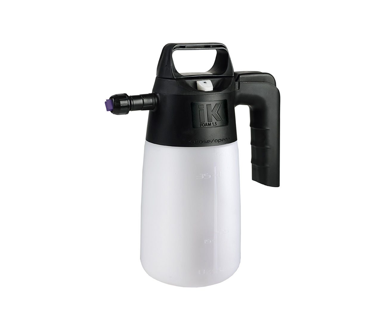 The IK FOAM 1.5 manual sprayer is a foam generator designed for cleaning tasks in various sectors.