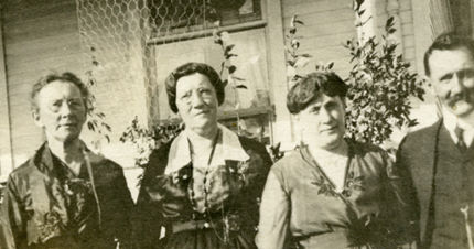 Siblings:(L-R) Olina, Halldora, Anna, & Larus (Anna is half-sister). Photo sourced from Icelandic Roots Genealogy Database.