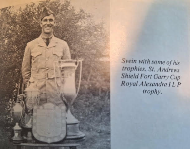 Image of Svein Sigfusson sourced from the Lundar history book Wagons to Wings (pg 657)