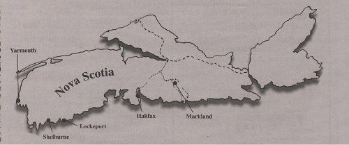 Image sourced from Timarit.is on 14 Apr 2026. It is from Destination: Nova Scotia, an article published in Lögberg-Heimskringla 21 May 2004.
