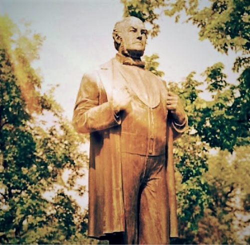 Monument in honor of Jón Sigurðsson (17 June 1811 – 7 December 1879)