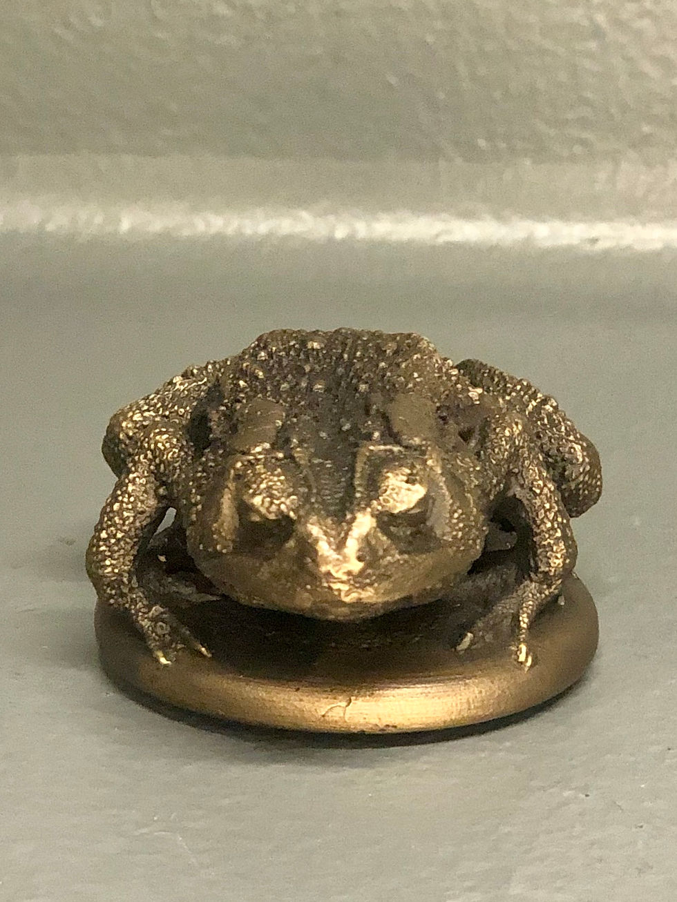 Miniature : Bronze Cast Toad