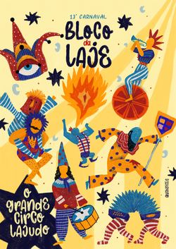 Cartaz Bloco da Laje 2026