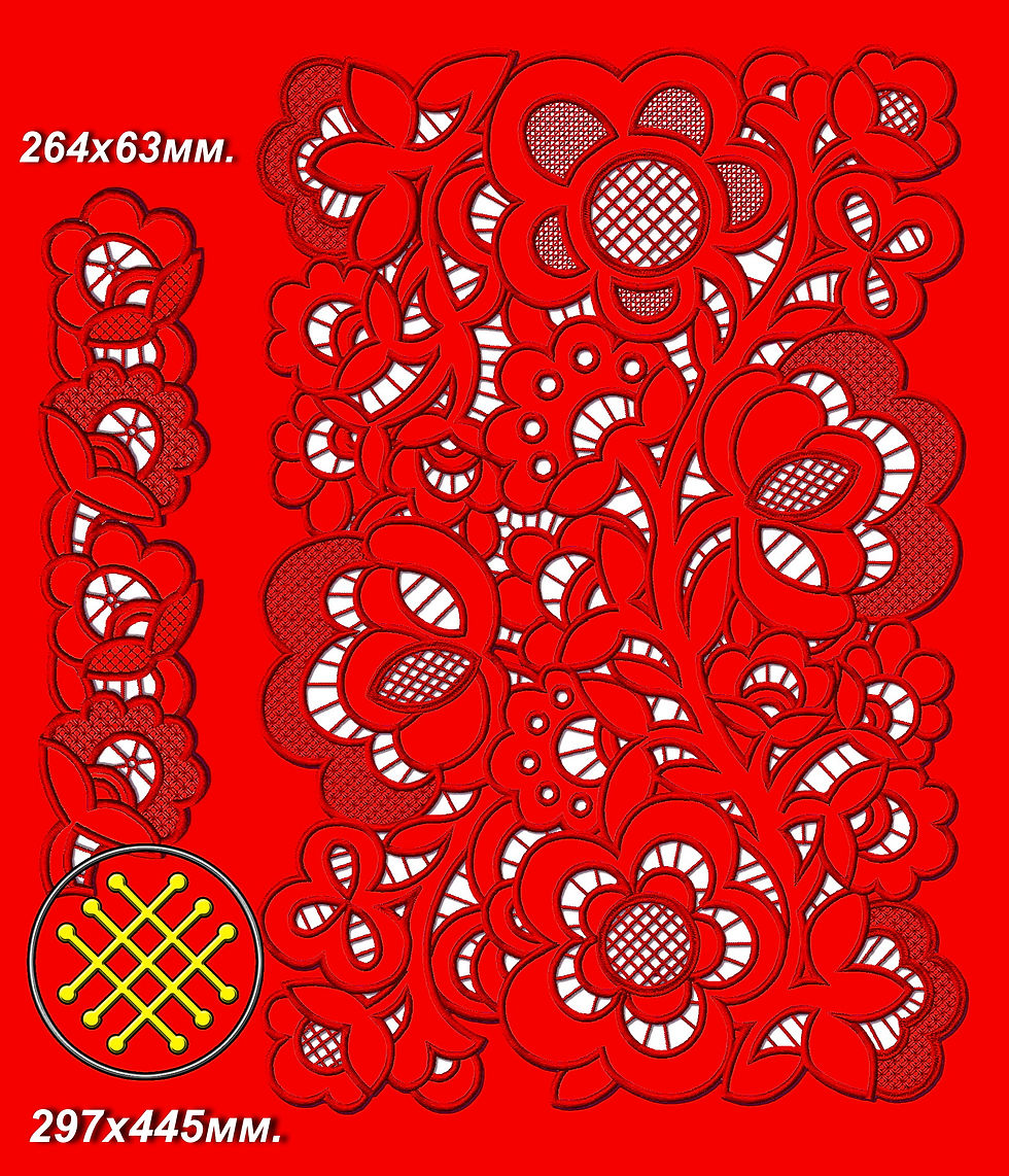 Дизайн машинної вишивки рішельє "Катерина"