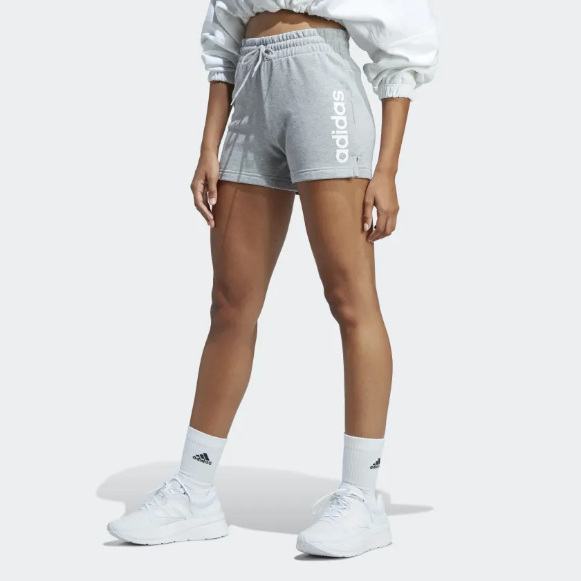 ADIDAS ESSENTIALS LINEAR FRENCH TERRY SHORTS (IC4443)