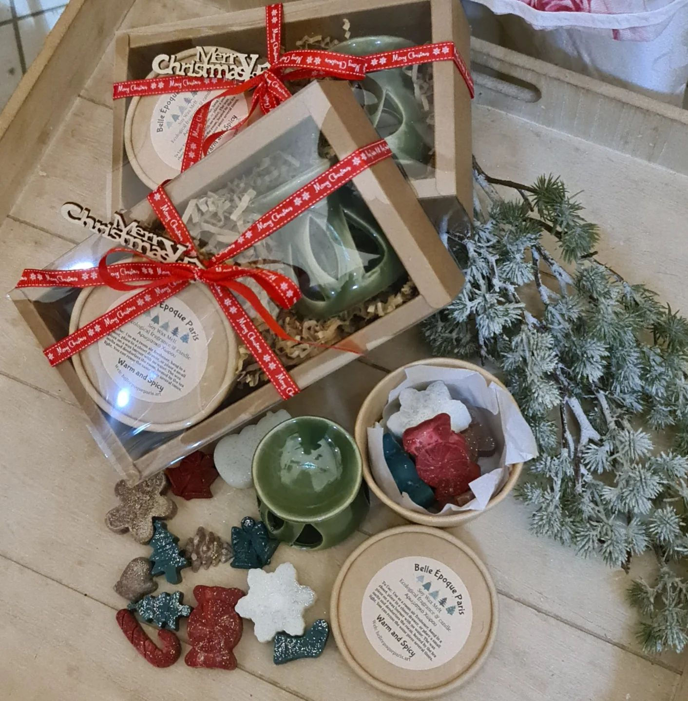 Christmas Wax Burner Set