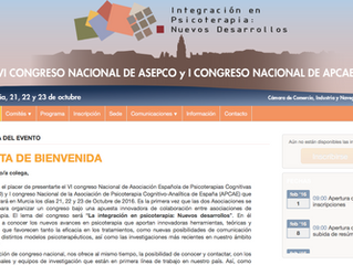I Congreso Nacional Apcae - 
Octubre 2016