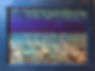 Ocean on framed metal sheet