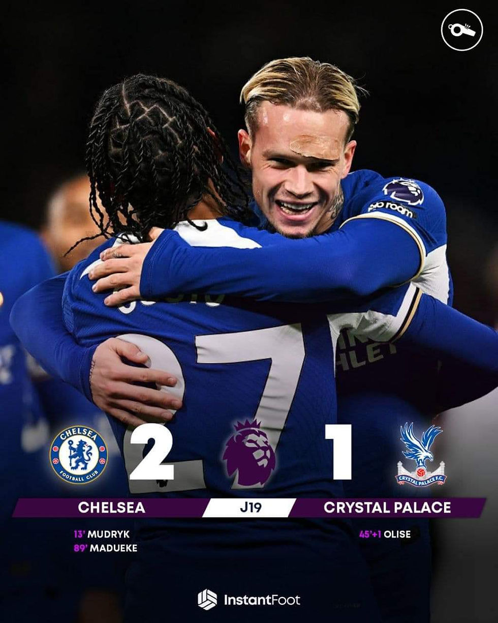 Chelsea wins.