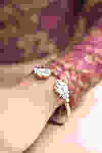 LADY N JEWELRY - MULTI WHITE GEM BANGLE