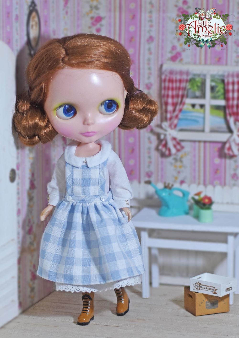 PDF แพทเทิร์นชุดเดรส+กระโปรงเอี๊ยม ขนาด บลายธ์, โมโมโกะ