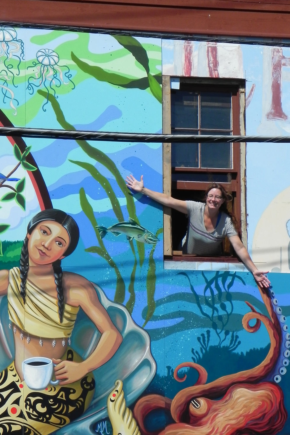 Antique Sandwich Co Mural